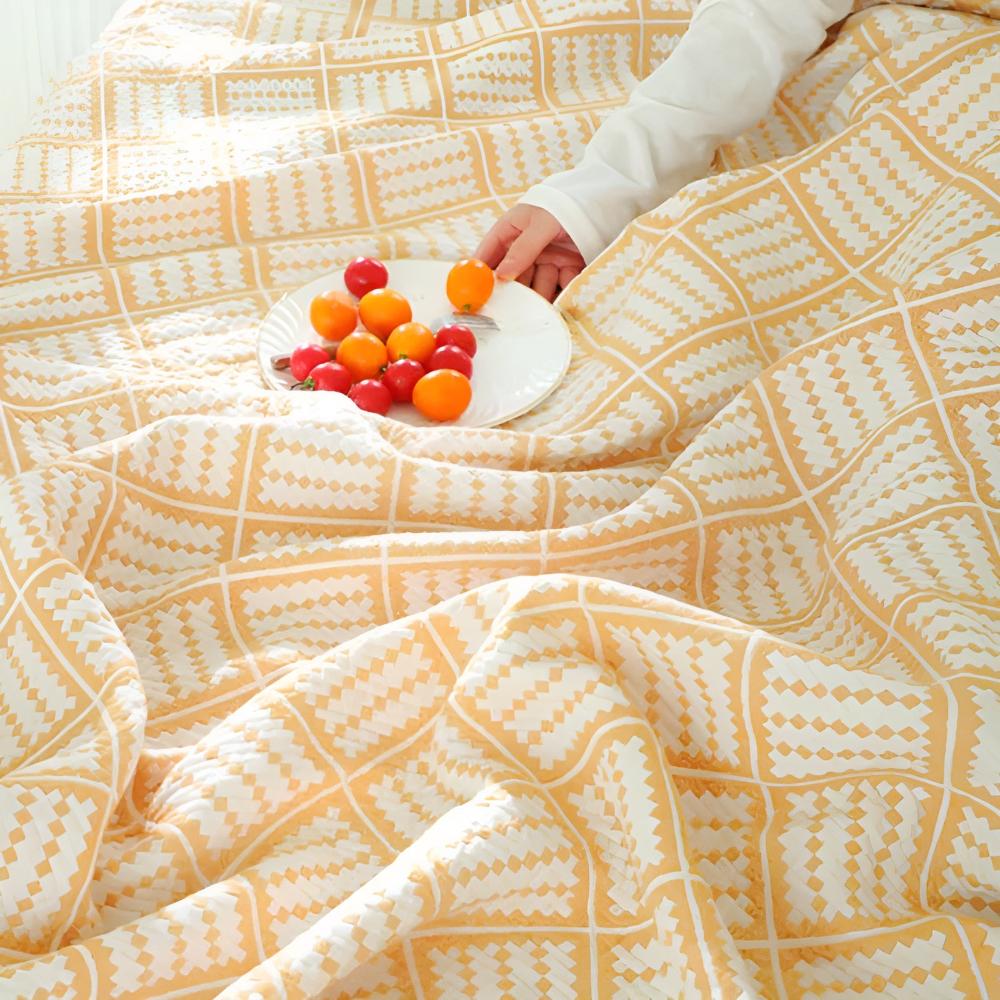 CozyWeave | Plaid Pattern Cotton Blanket