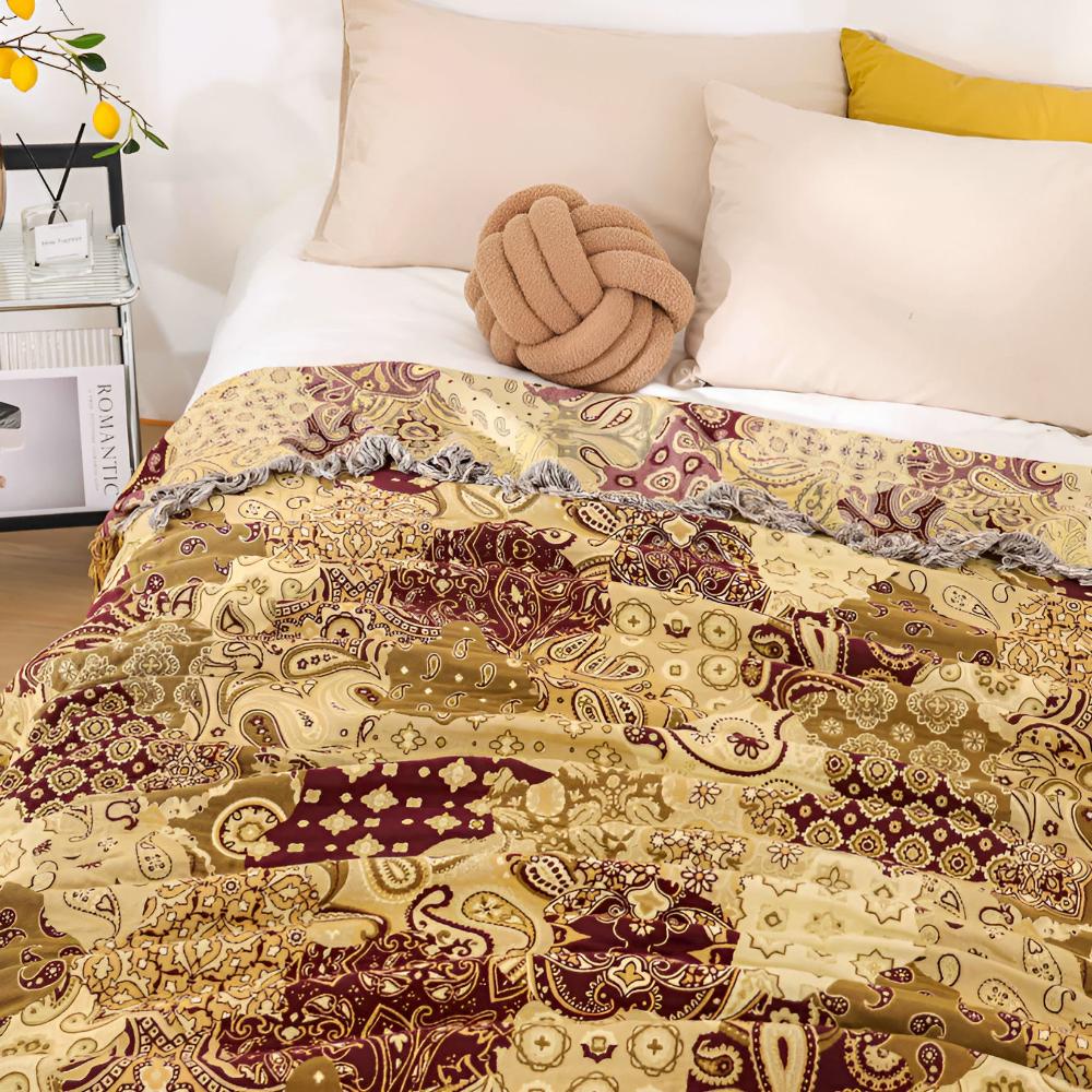 BohoDream | Bohemian Paisley Bliss Blanket