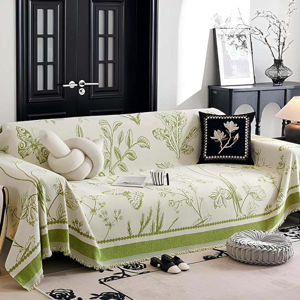 BotanicalCover | Elegant Sofa Slipcover