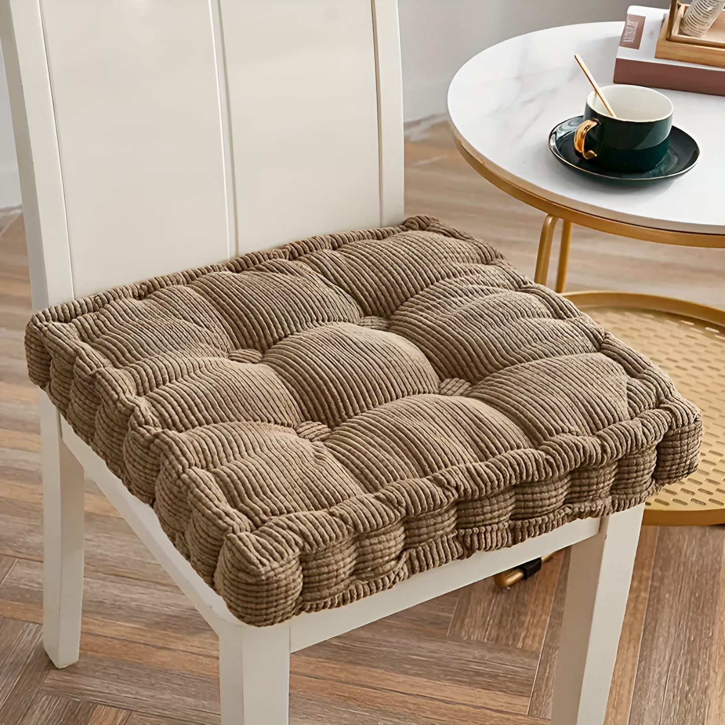 ComfyStack | Stackable Corduroy Chair Cushions