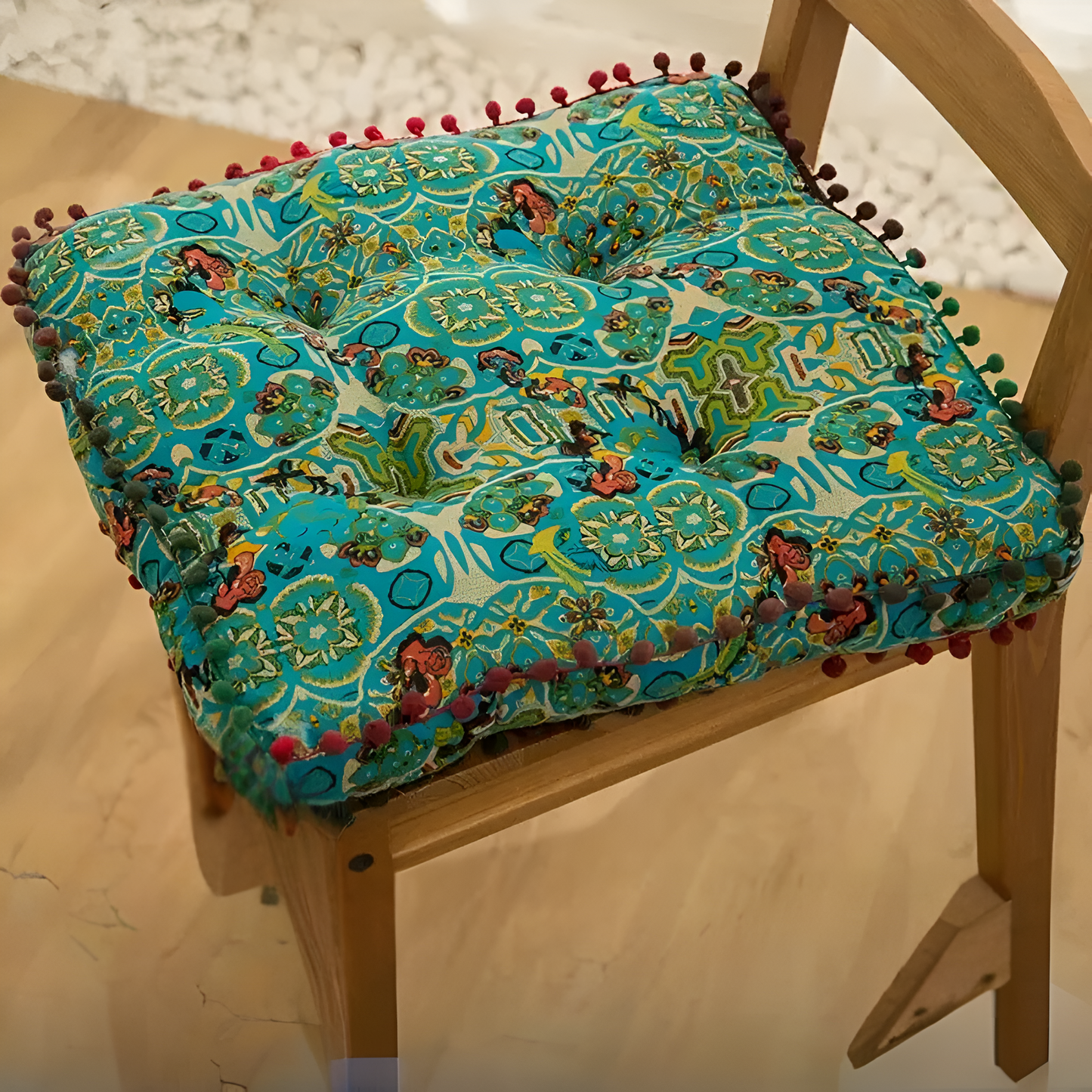 BohoNest | Bohemian Embroidered Floor Cushion