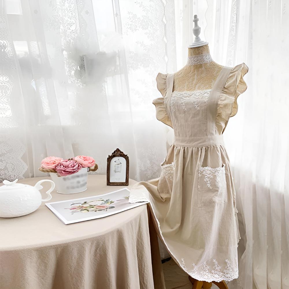 Blush Belle | Ruffle Apron for Women Cooking and Baking