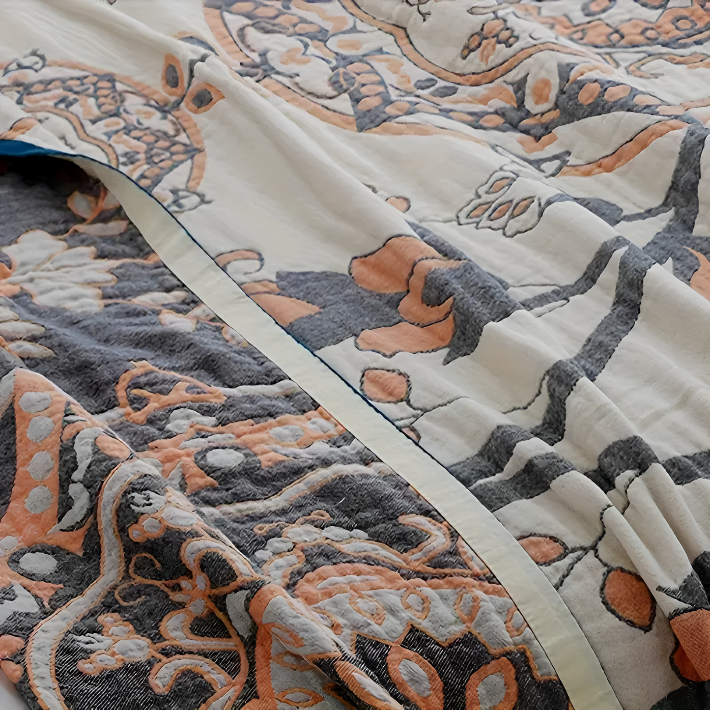 CozyNest | Floral Pattern Cotton Blanket