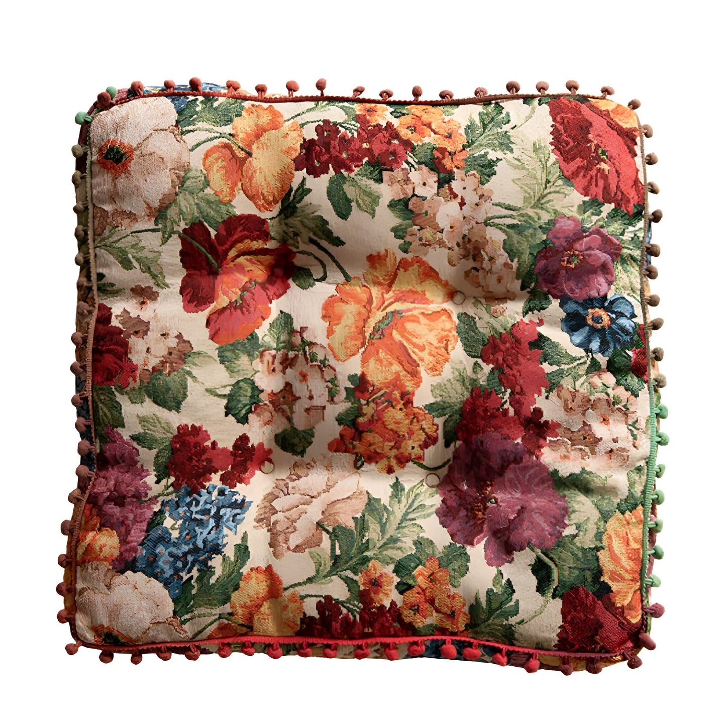 BohoChic | Retro Floral Tassel Cushion Pillow