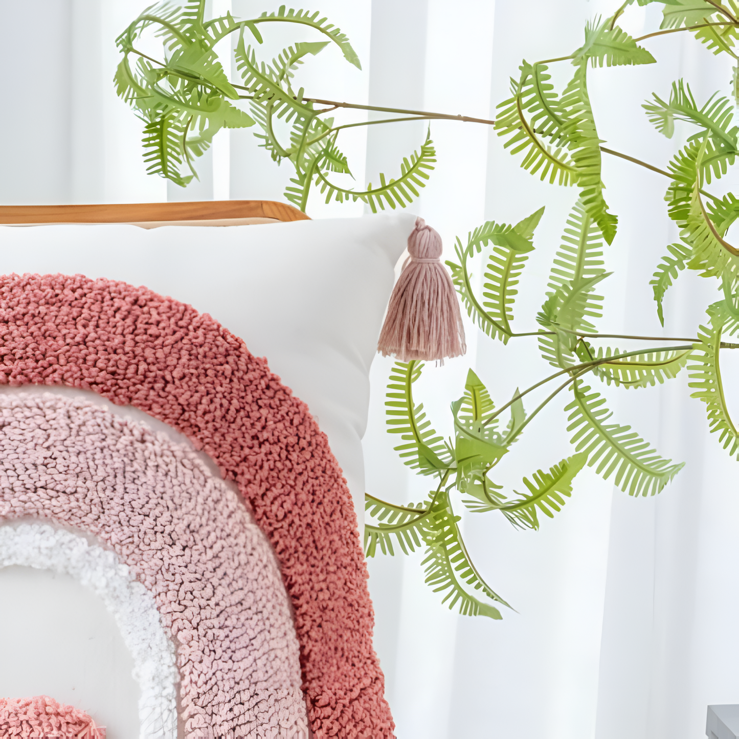 BohoNest | Tufted Embroidered Boho Cushion Cover