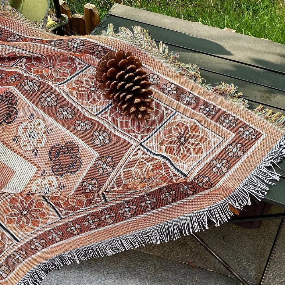 DesertBloom | Tapestry Picnic Blanket and Throw