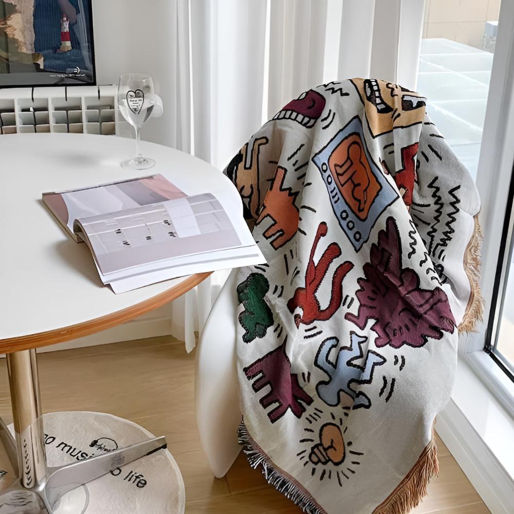 Bold Expressions | Tassel Throw Blanket