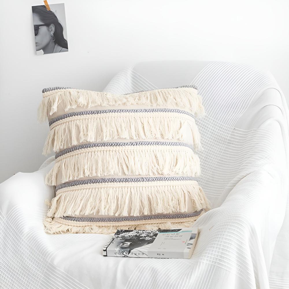 BohoHome | Bohemian Fringe Tassel Cushion Covers