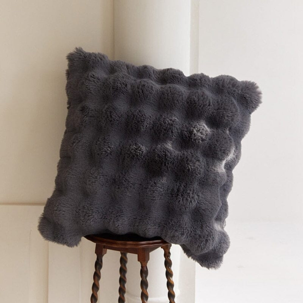 CozyNest | Rabbit Faux Fur Cushion Cover