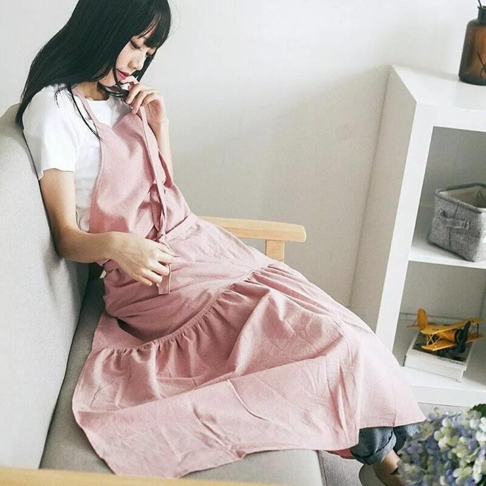 BlossomBreeze | Cotton Linen Apron