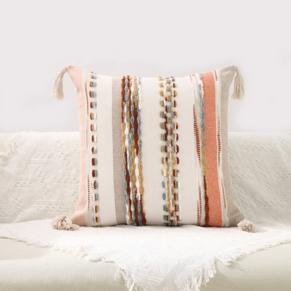 BohoHome | Double-Sided Boho Stripe Cushion Covers