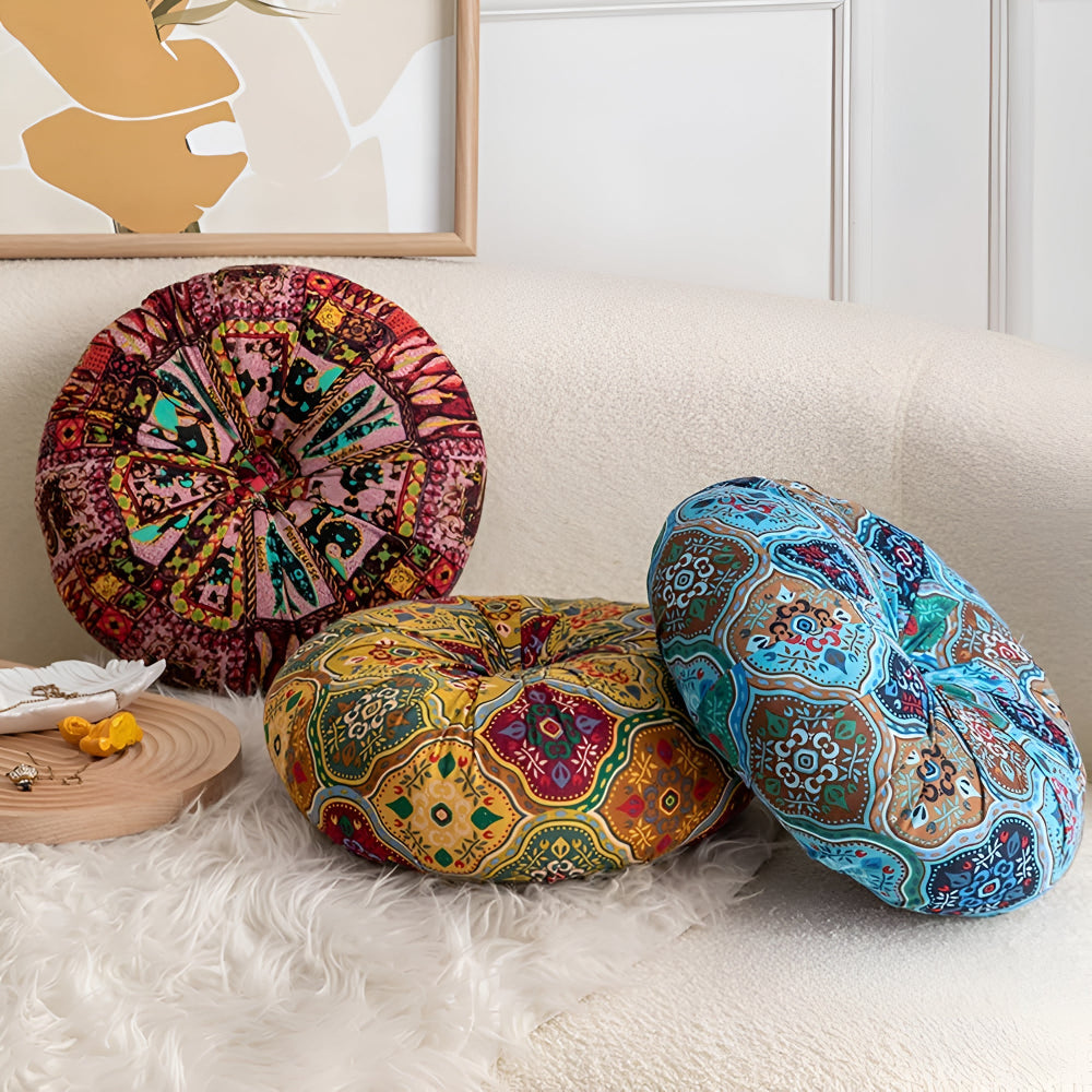 BohoComfort | Round Seat Cushion For Home Decor