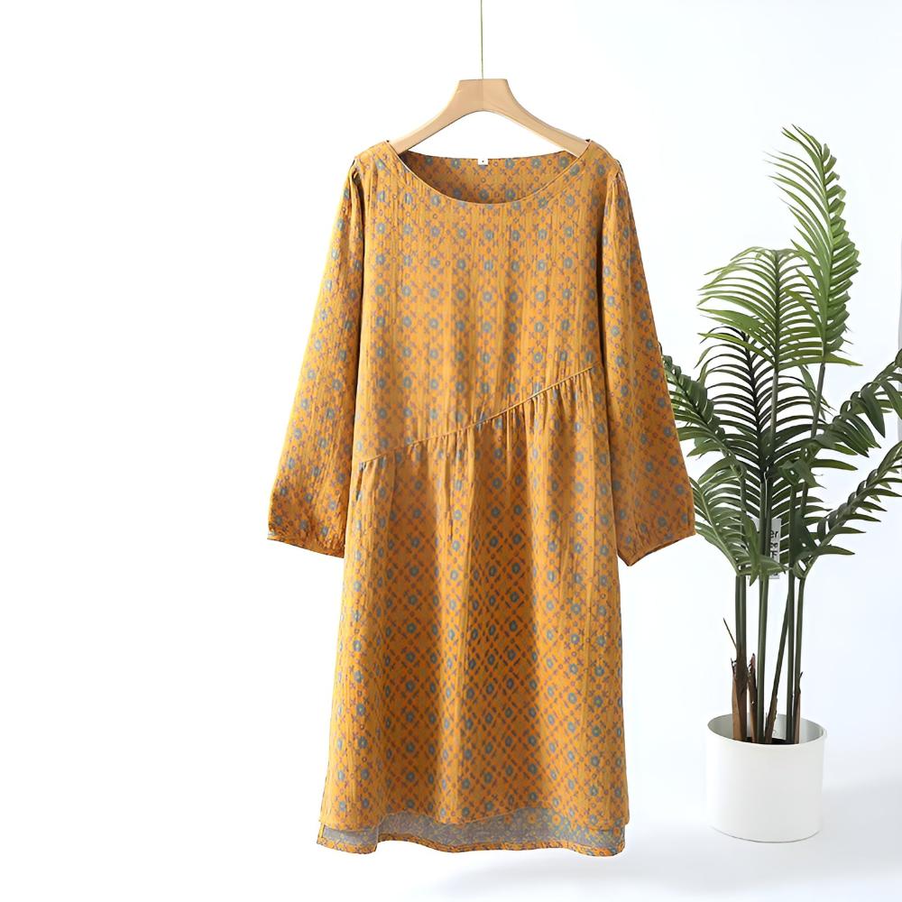 Blooming Meadow | Floral Cotton Nightdress for Women