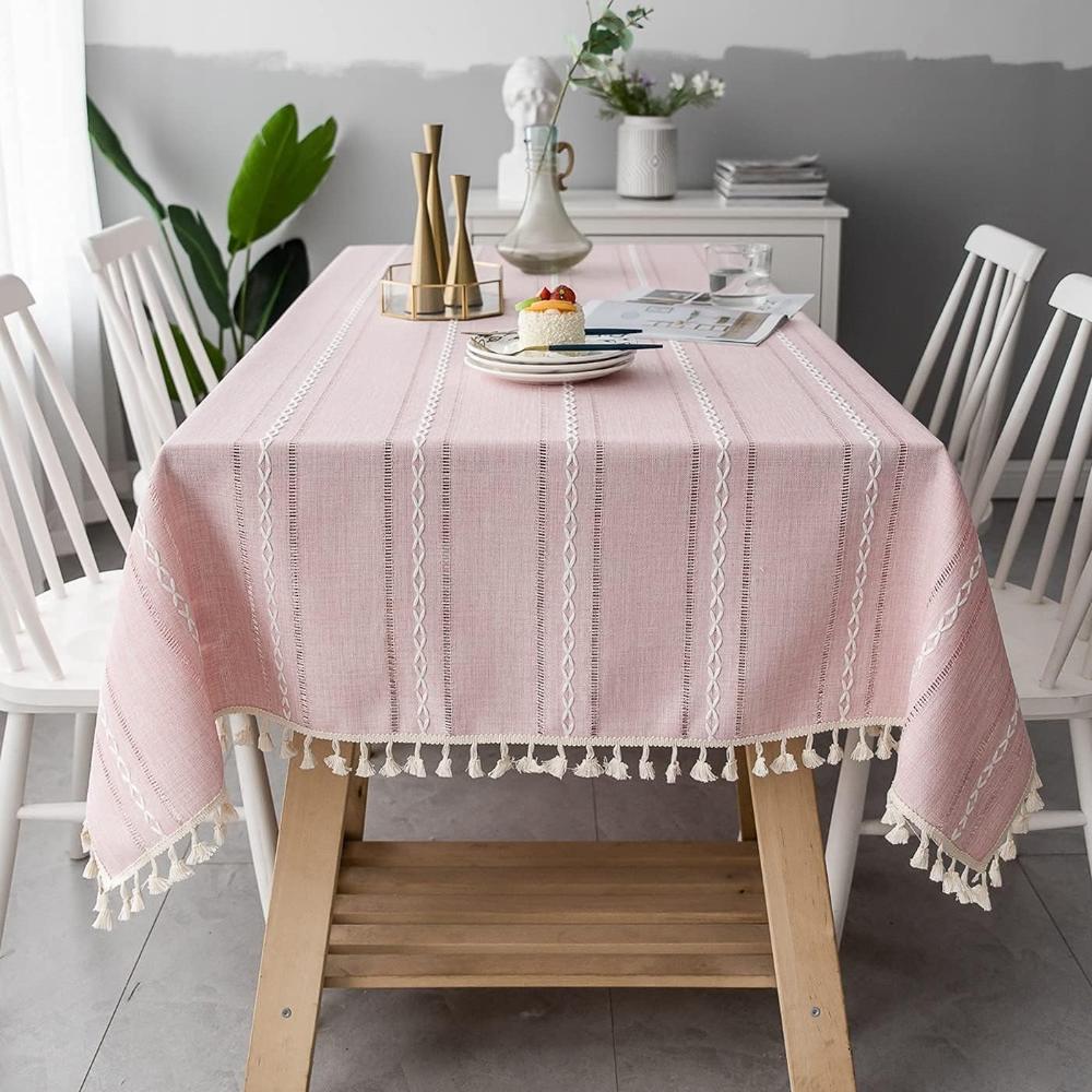 CottonLuxe | Elegant Cotton Linen Tablecloth