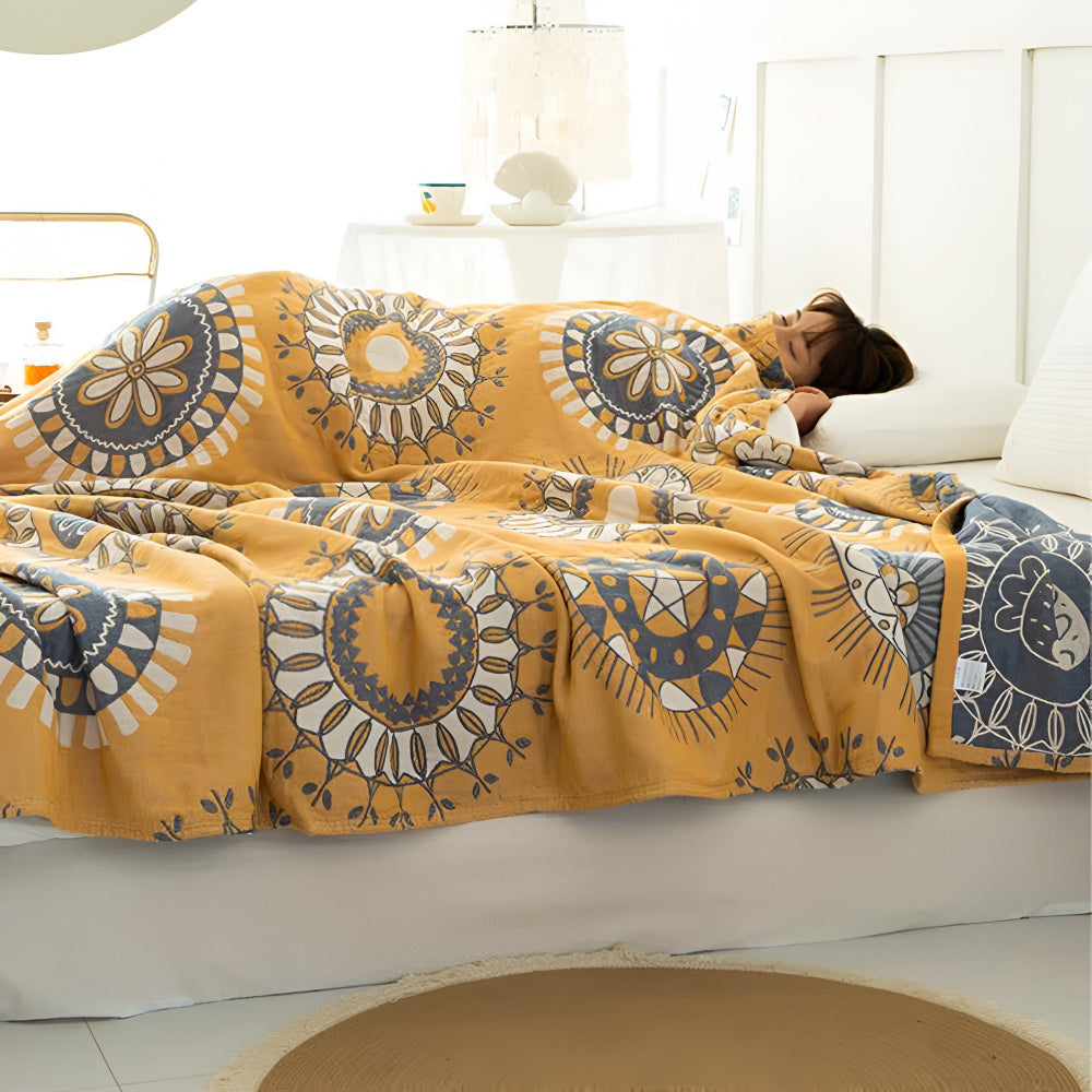 BlossomCo | Radiance Circle Cotton Blanket
