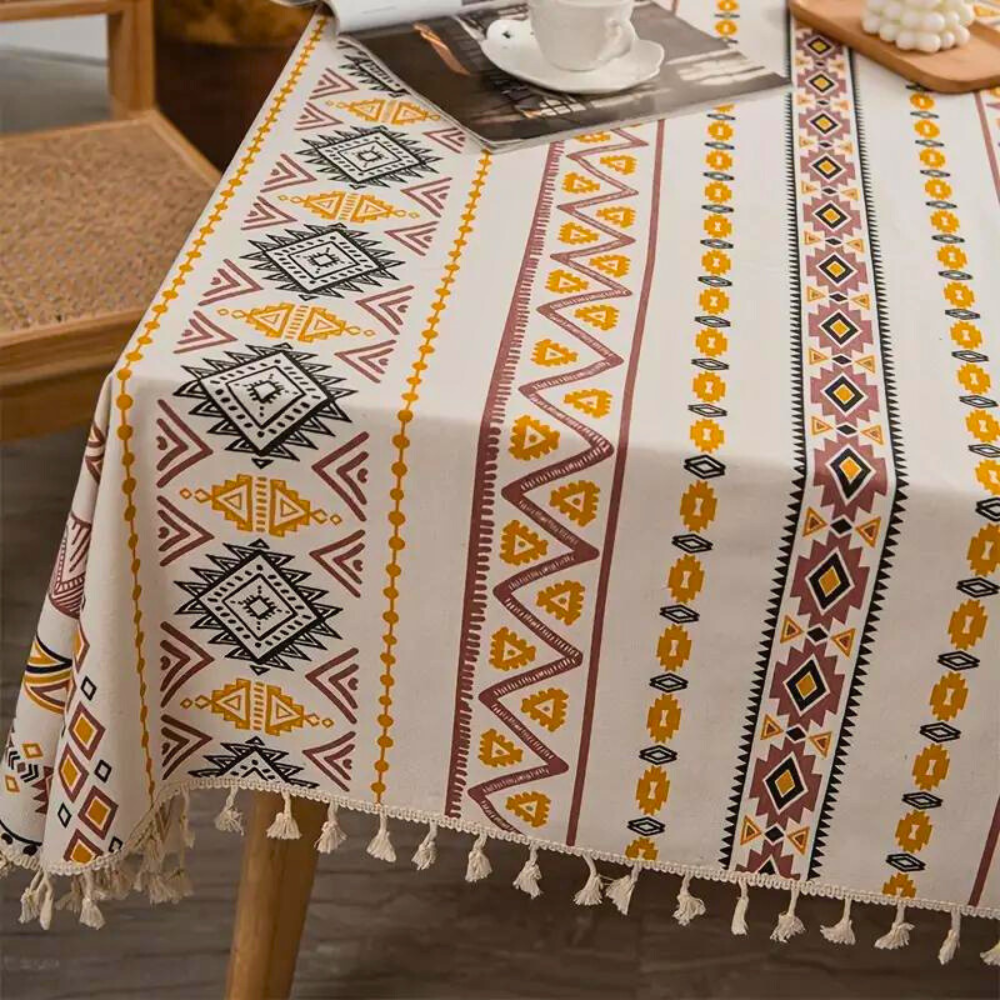 BohoCharm | Exquisite Bohemian Tablecloth With Tassels