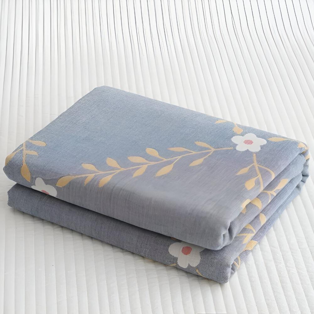 BotanicalCozy | Reversible Botanical Vine Blanket
