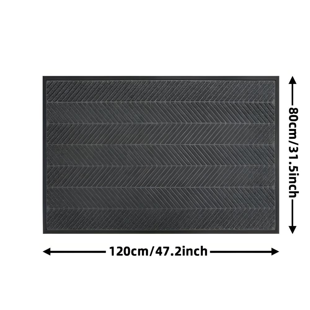 ChevronGuard | Chevron Ridges Non-Slip Door Mat