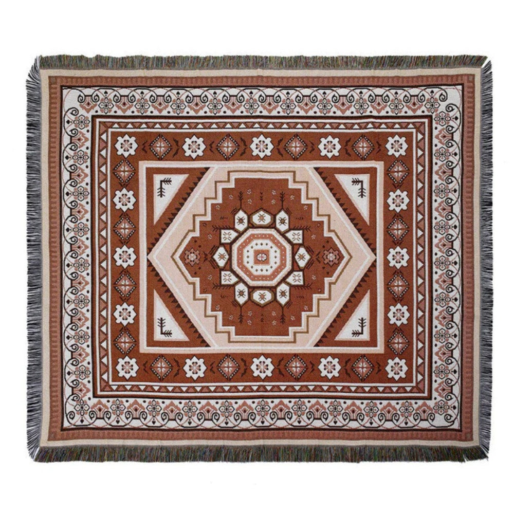 Bohemian Mirage | Desert Throw Blanket