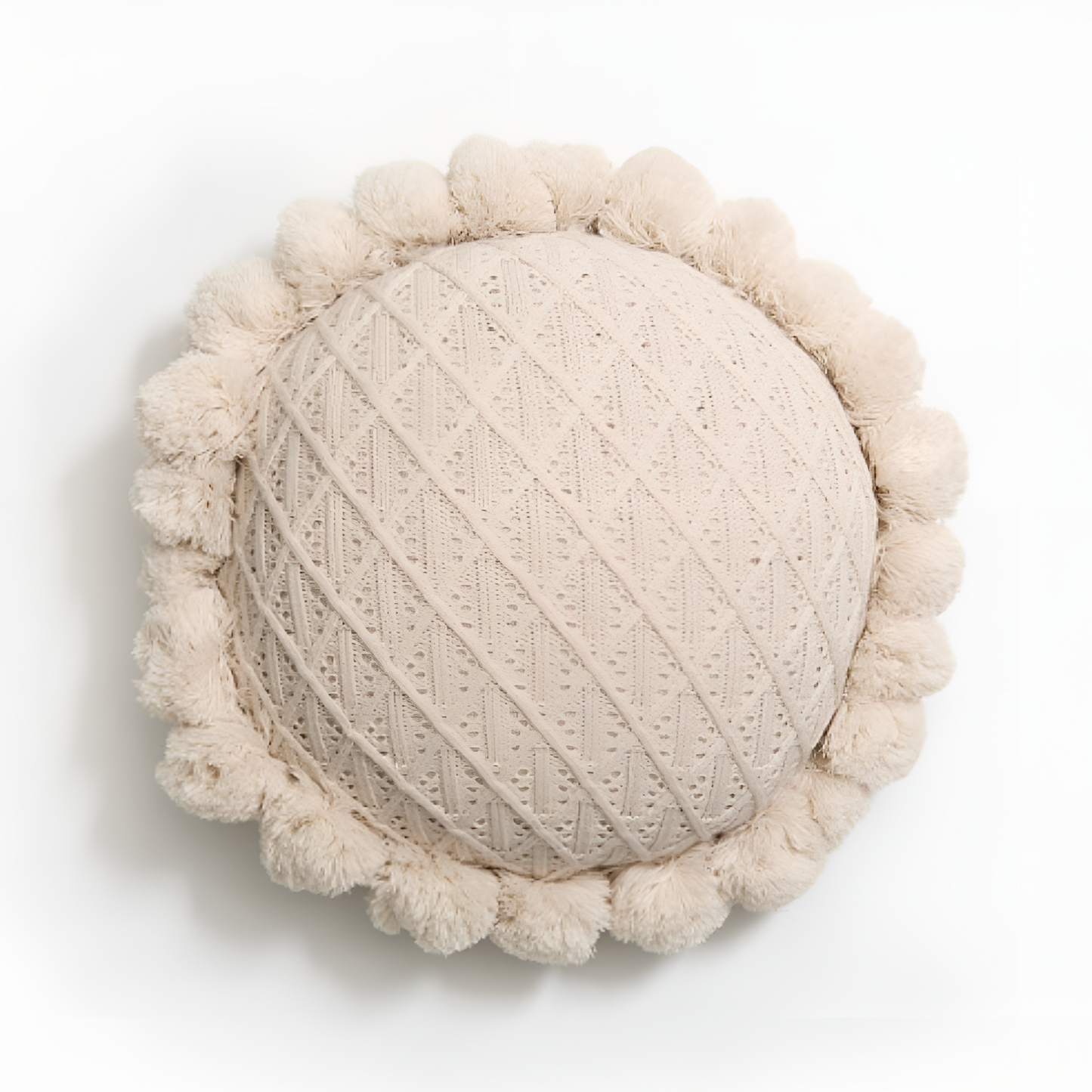 ChicDecor | Sunflower Pom-Pom Cushion Pillow