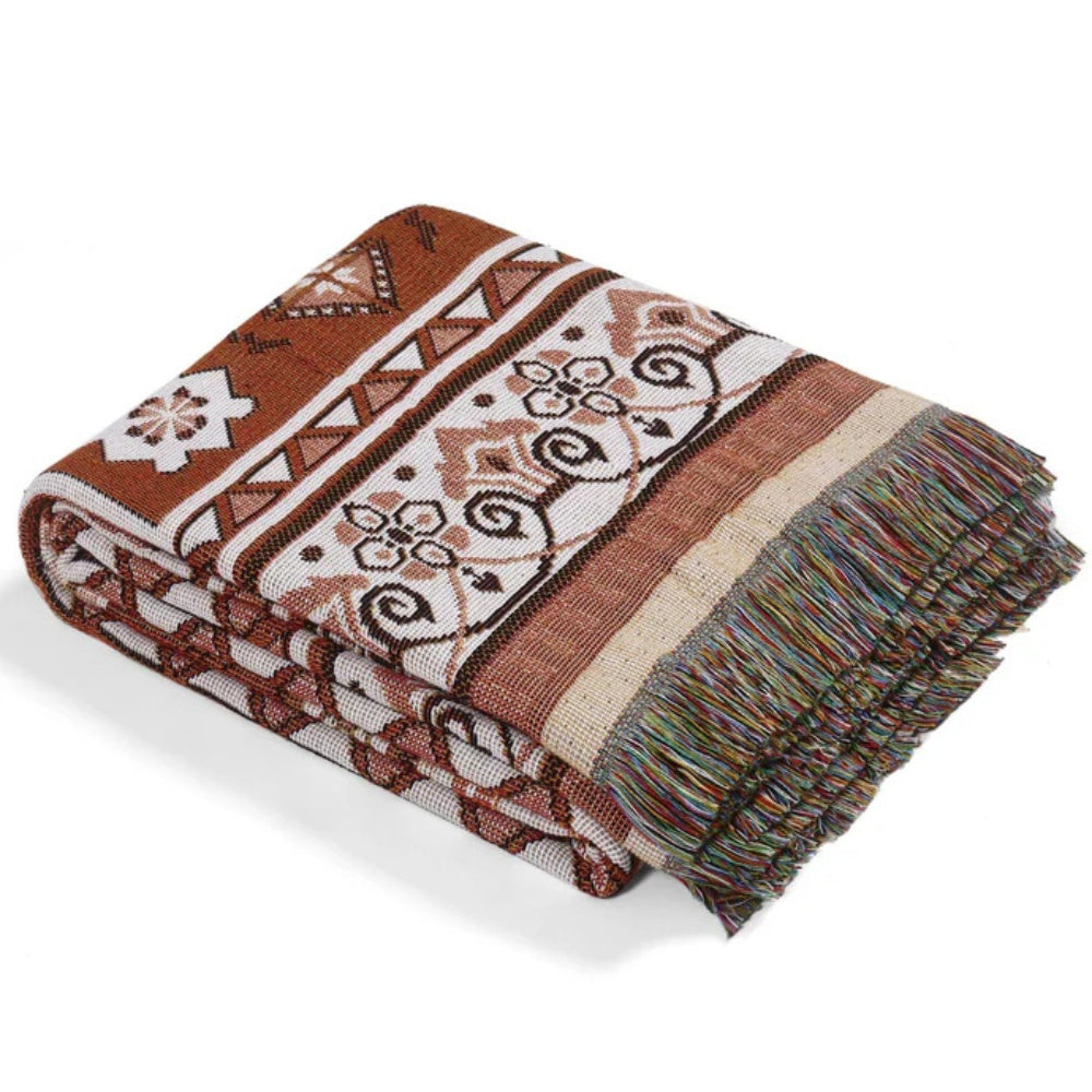 Bohemian Mirage | Desert Throw Blanket