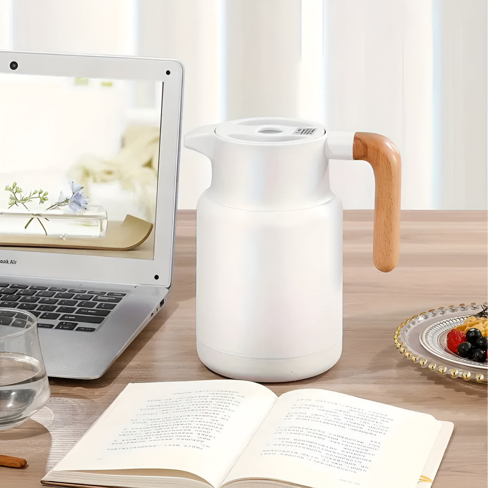 ClassicBrew | Wooden Handle Thermal Carafe