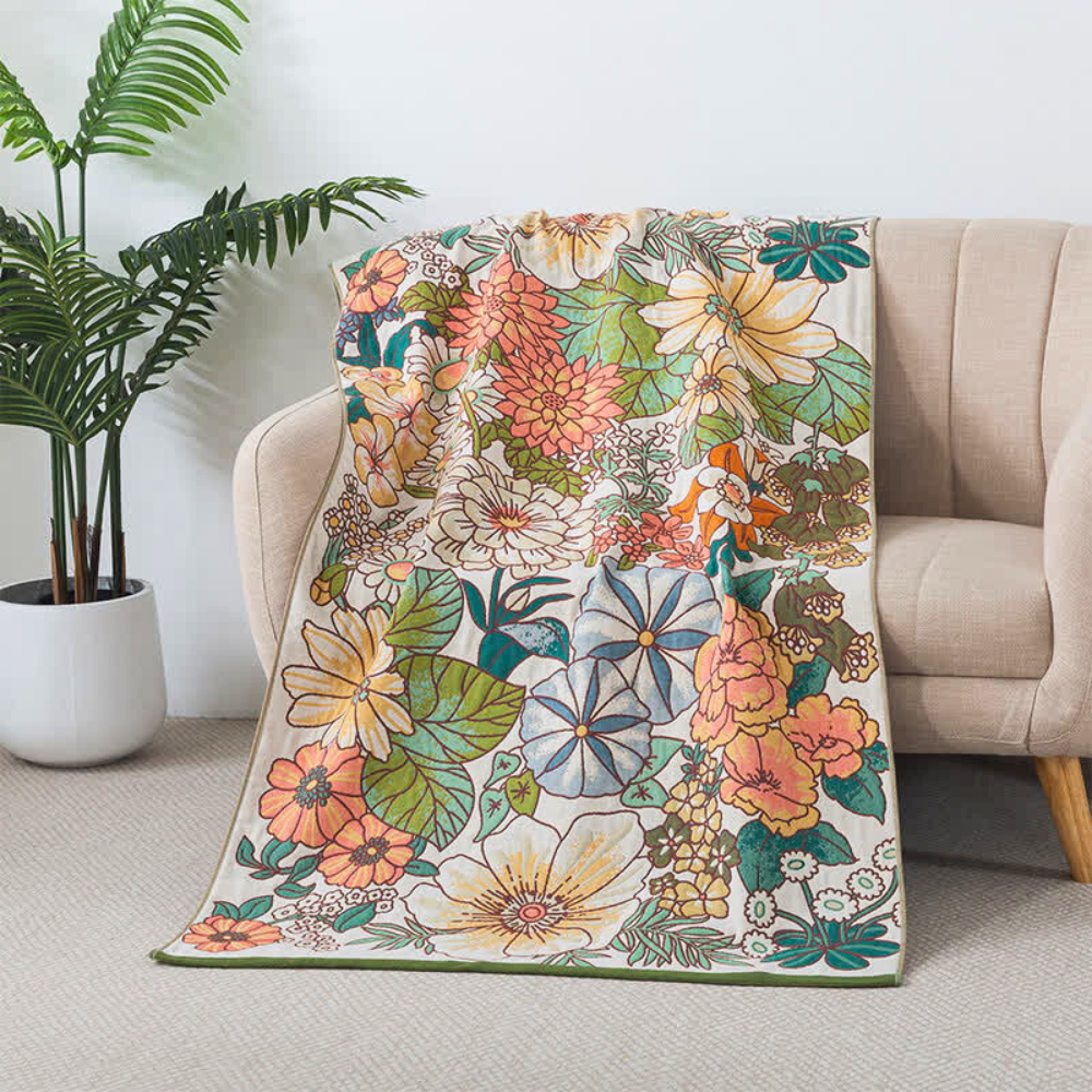 CottonSoft | Cotton Floral Bath Beach Towel