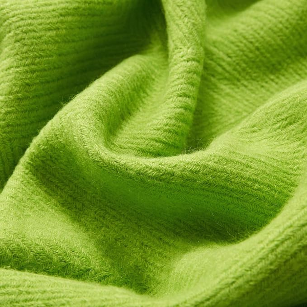 CozyWeave | Chunky Knit Tassel Throw Blanket