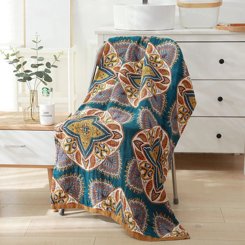 DiamondHome | Diamond Blossom Reversible Bath Towel