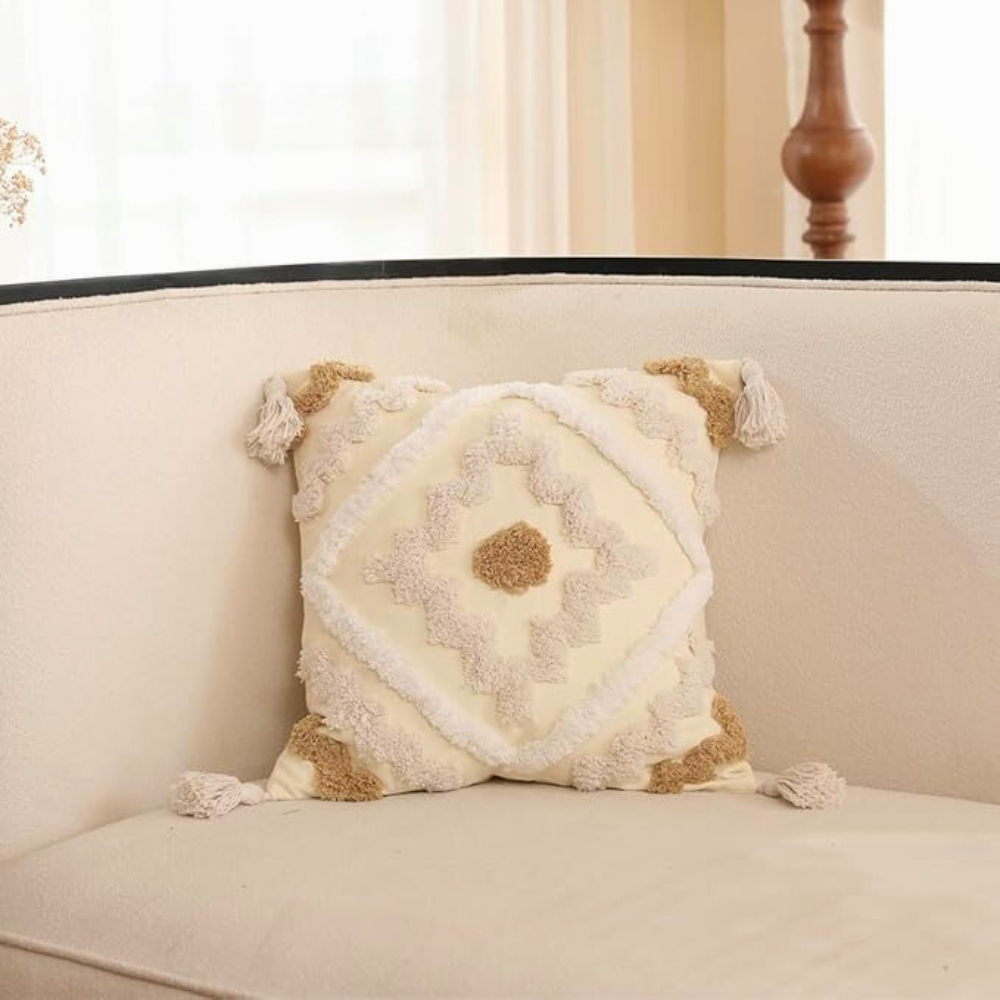 BohoDream | Bohemian Bliss Tufted Decorative Pillow