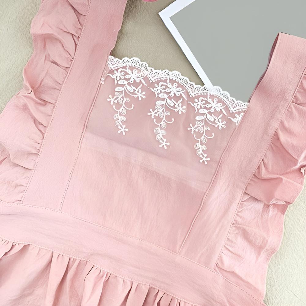 Blush Belle | Ruffle Apron for Women Cooking and Baking
