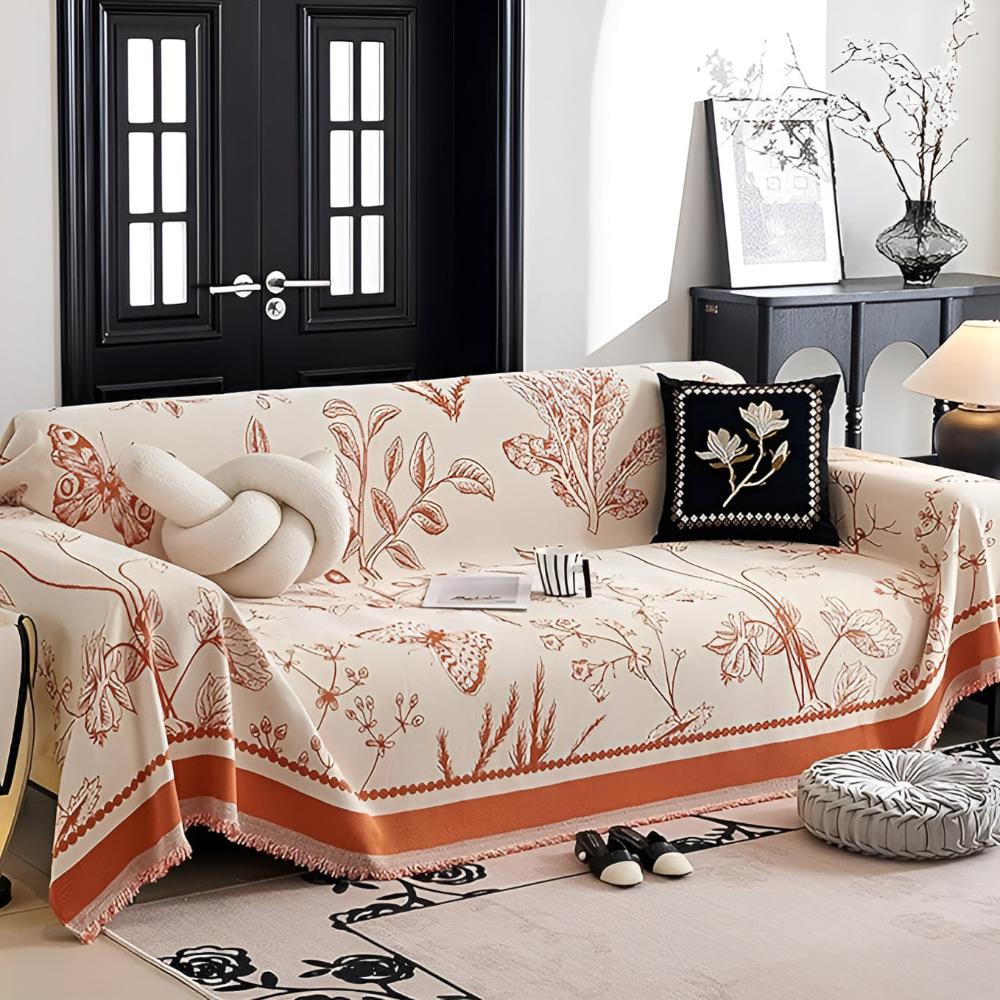 BotanicalCover | Elegant Sofa Slipcover