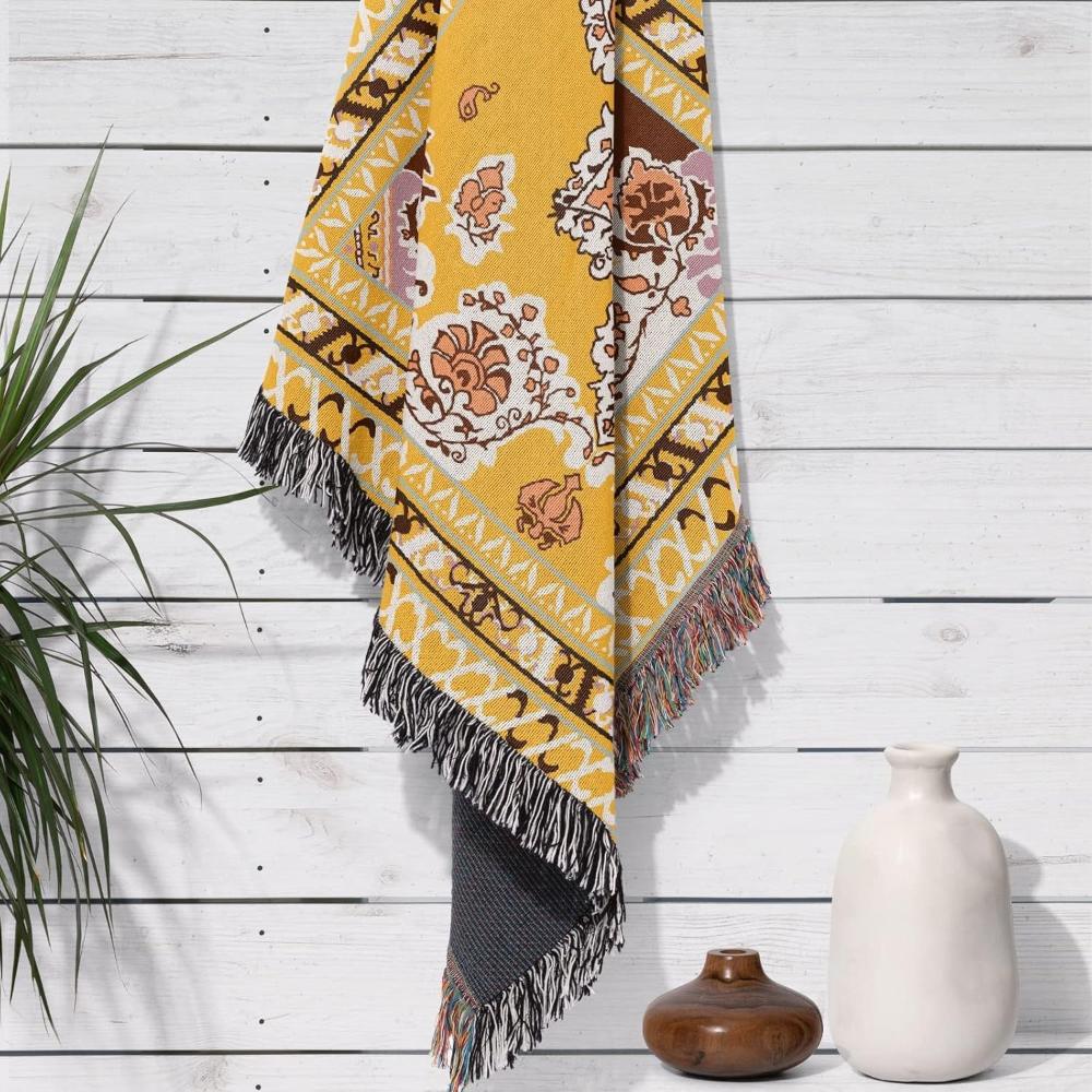 DesertBloom | Tapestry Picnic Blanket and Throw