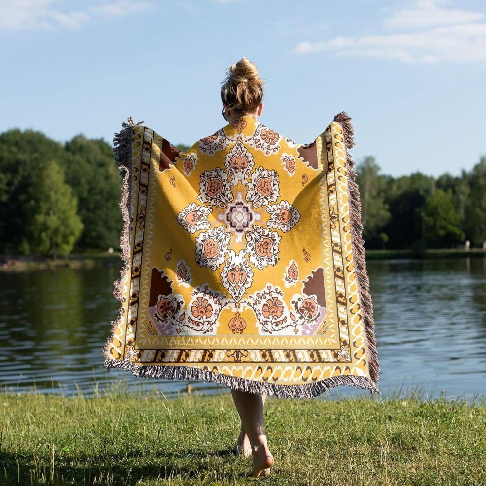 DesertBloom | Tapestry Picnic Blanket and Throw