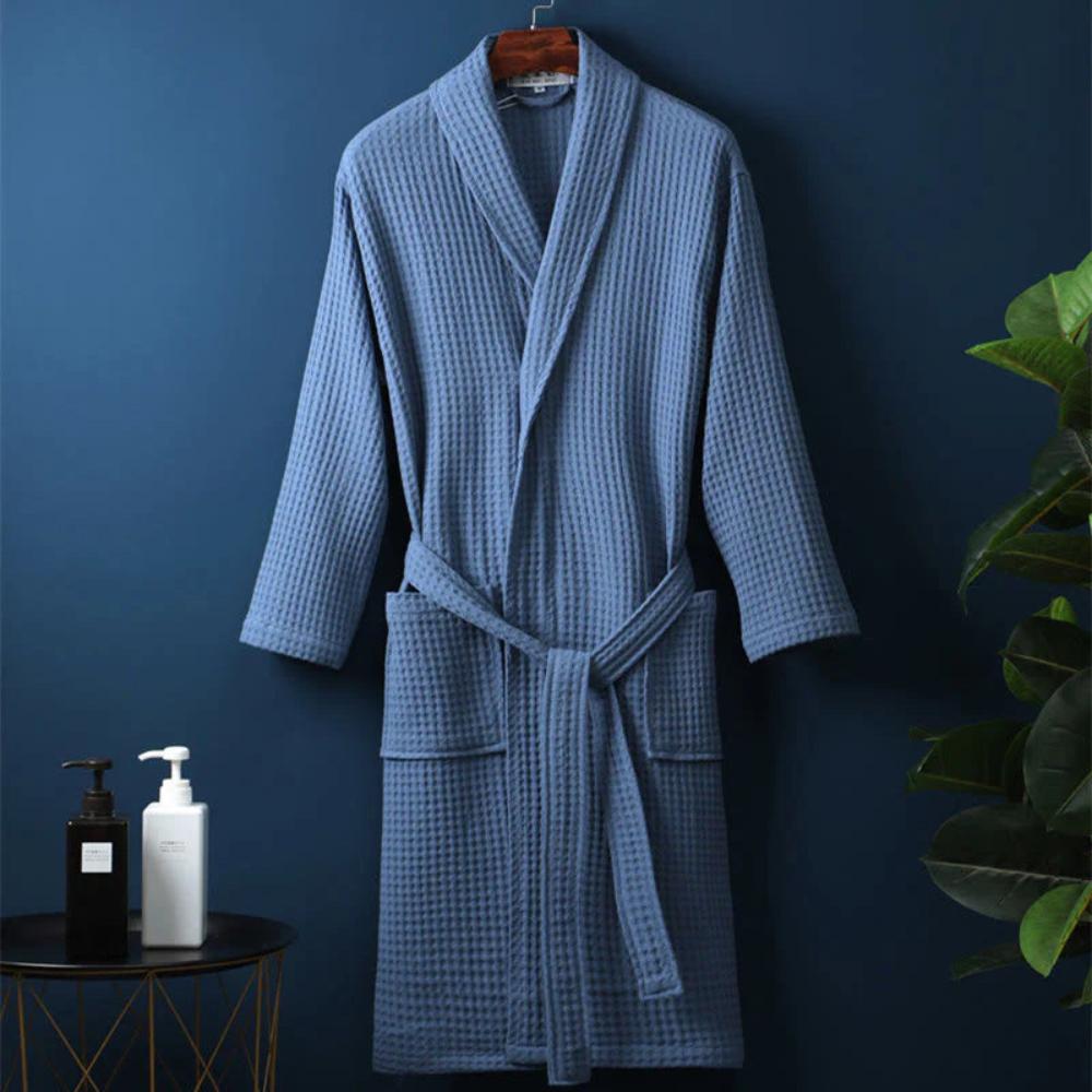 CozyWear | Waffle V-neck Bathrobe
