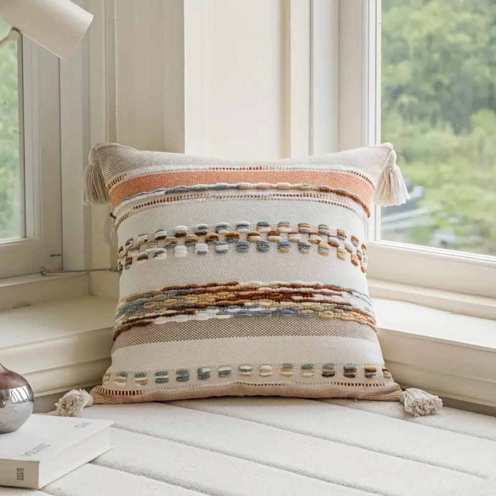 BohoHome | Double-Sided Boho Stripe Cushion Covers