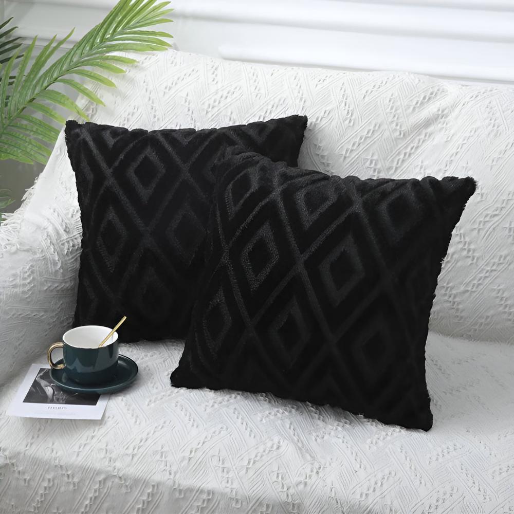 DiamondCushion | 3D Diamond Pattern Cushion Cover