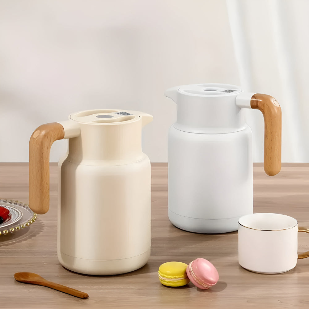 ClassicBrew | Wooden Handle Thermal Carafe