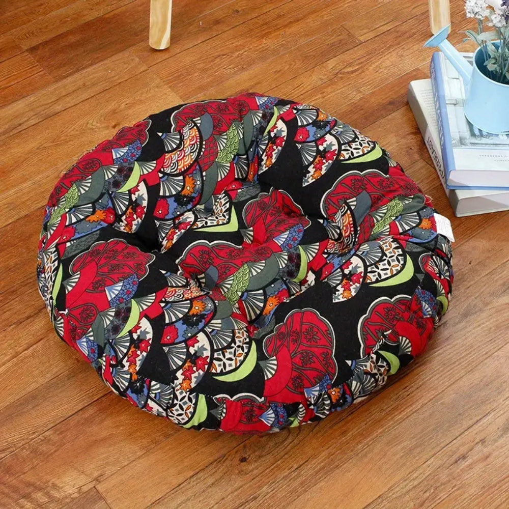 BohoNest | Round Boho Cushion Versatile Seating