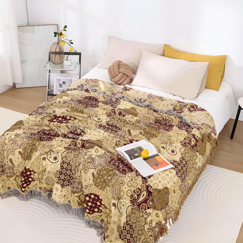 BohoDream | Bohemian Paisley Bliss Blanket