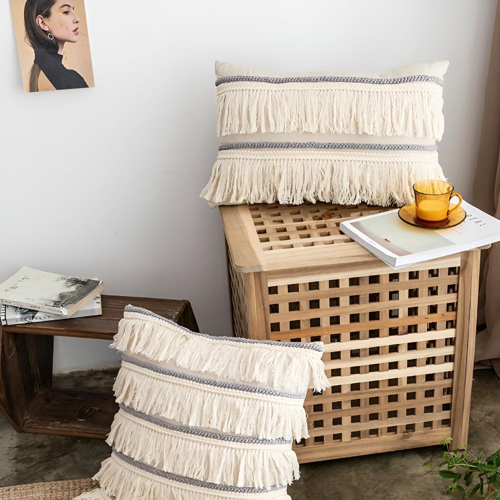 BohoHome | Bohemian Fringe Tassel Cushion Covers
