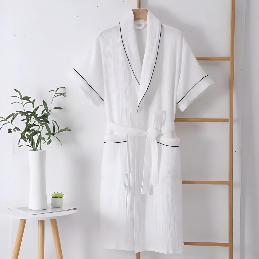 CozyWear | Summer Cotton Half Sleeve Bathrobe