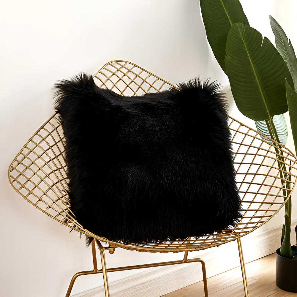 CozyNest | Furry Cushion Covers For Home Decor