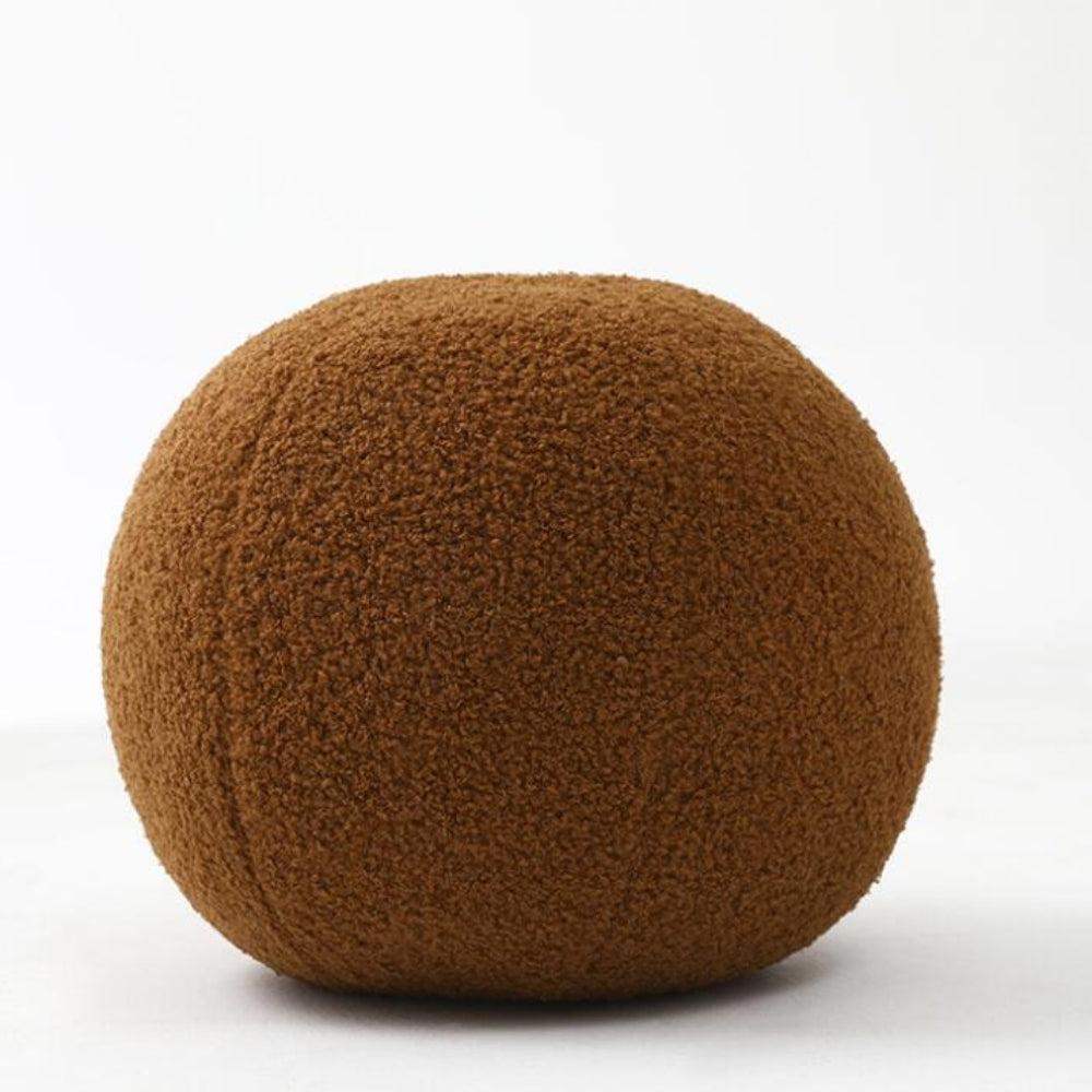 ComfyNest | Plush Ball Shaped Boucle Cushion