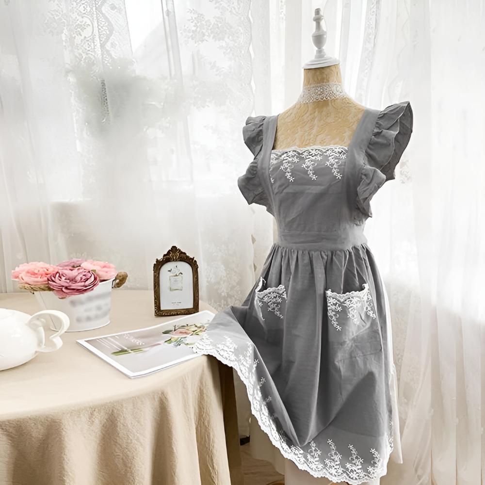 Blush Belle | Ruffle Apron for Women Cooking and Baking