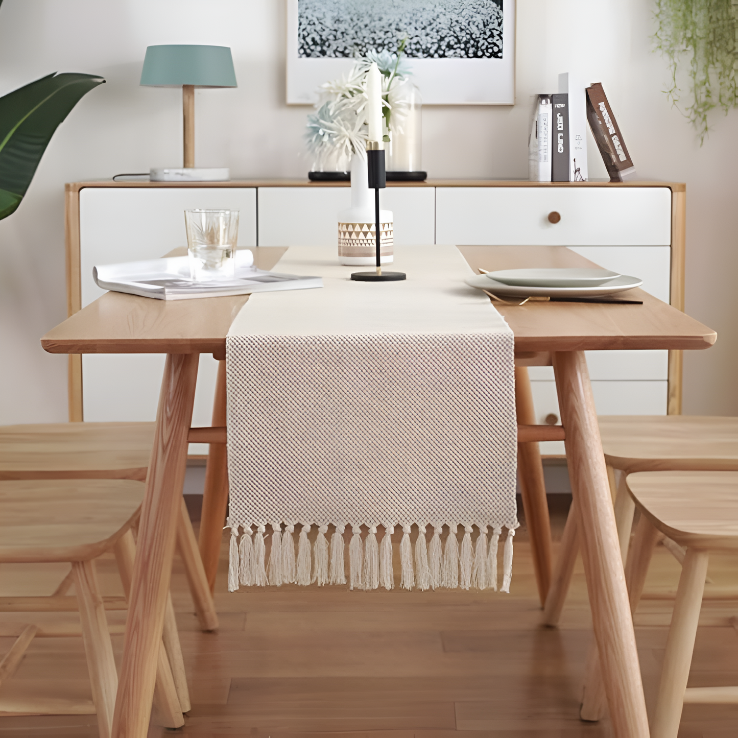 BohoHome | Woven Dining Table Runner