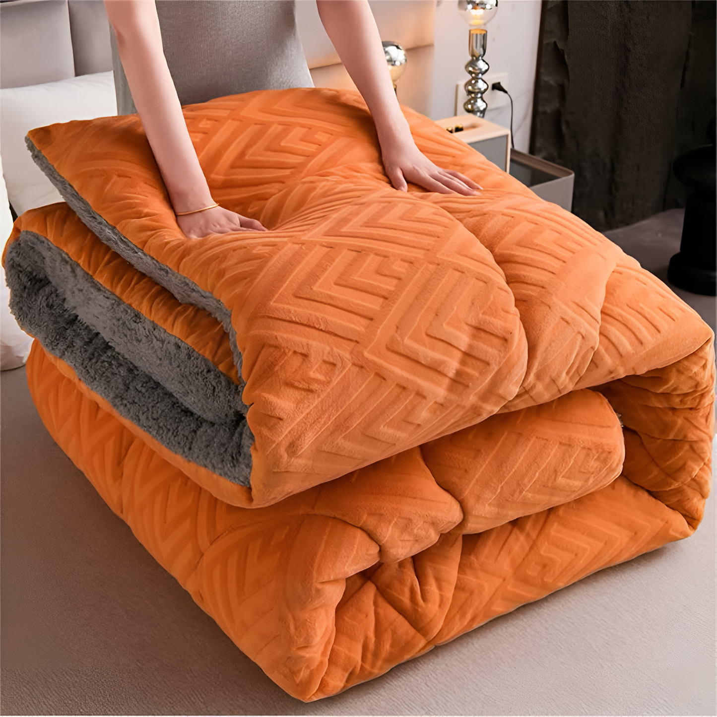 CozyNest | Dual-Sided Soft Duvet Blanket