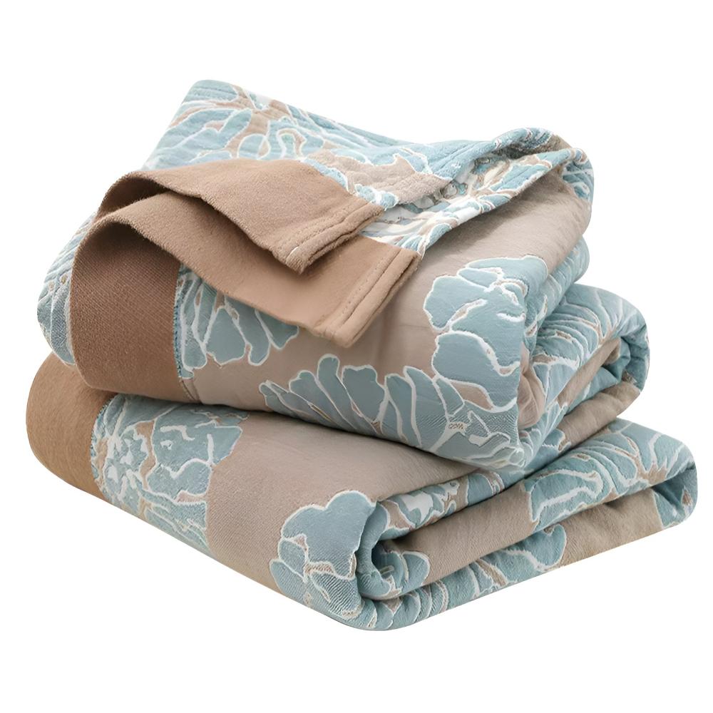 BotanicalBliss | Organic Cotton Blanket