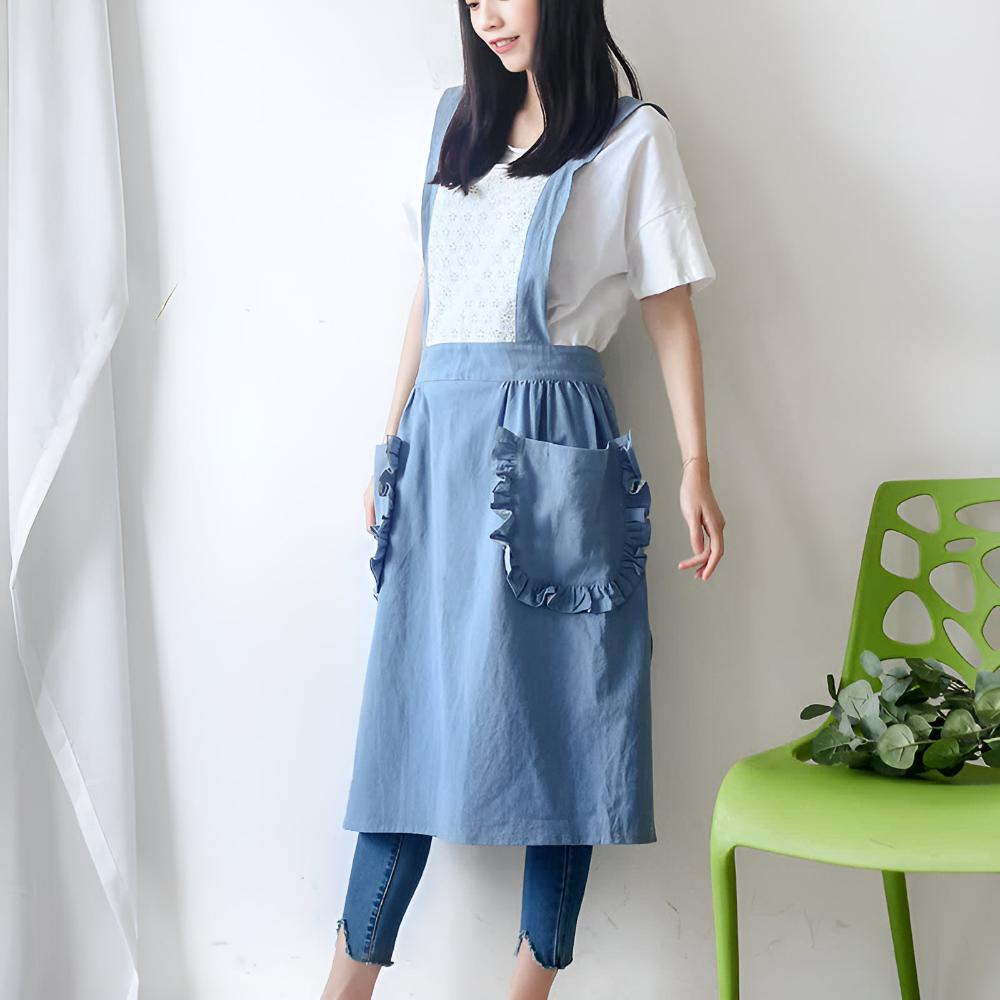 ChicWear | Ruffle Pocket Kitchen Apron