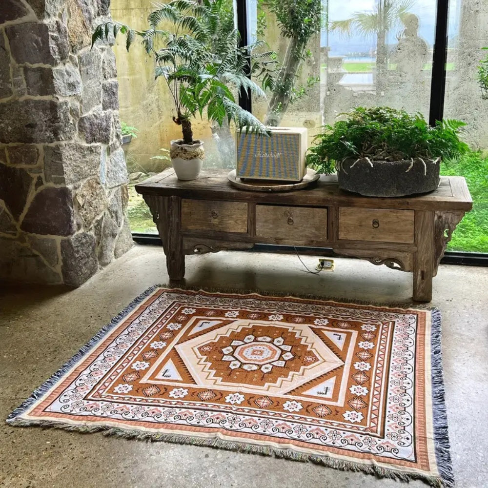 Bohemian Mirage | Desert Throw Blanket